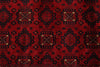 10x13 Red and Black Turkish Tribal Rug