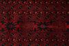 10x13 Red and Black Turkish Tribal Rug