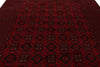 10x13 Red and Black Turkish Tribal Rug