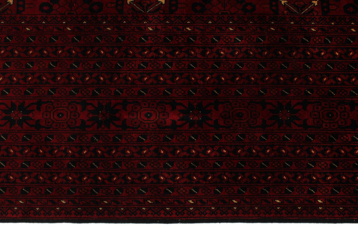 10x13 Red and Black Turkish Tribal Rug