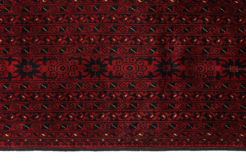 10x13 Red and Black Turkish Tribal Rug