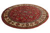 8x8 Red and Ivory Kazak Tribal Rug