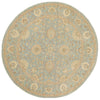 8x8 Blue and Camel Persian Rug