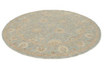 8x8 Blue and Camel Persian Rug