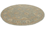 8x8 Blue and Camel Persian Rug