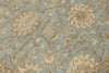 8x8 Blue and Camel Persian Rug