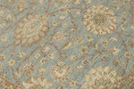 8x8 Blue and Camel Persian Rug