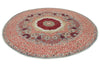 8x8 Gray and Red Turkish Tribal Rug