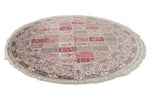 8x8 Blue and Ivory Turkish Antep Rug
