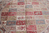 8x8 Blue and Ivory Turkish Antep Rug