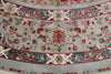 8x8 Blue and Ivory Turkish Antep Rug