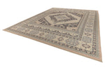 12x15 Beige and Multicolor Turkish Oushak Rug