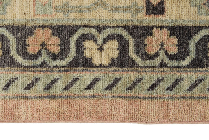 12x15 Beige and Multicolor Turkish Oushak Rug