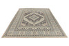 10x14 Gray and Beige Turkish Oushak Rug