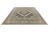 10x14 Gray and Beige Turkish Oushak Rug