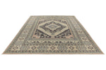 10x14 Gray and Beige Turkish Oushak Rug