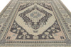 10x14 Gray and Beige Turkish Oushak Rug