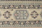 10x14 Gray and Beige Turkish Oushak Rug