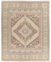 12x15 Beige and Multicolor Turkish Oushak Rug