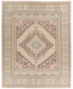 12x15 Beige and Multicolor Turkish Oushak Rug