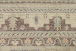 12x15 Beige and Multicolor Turkish Oushak Rug