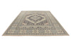 10x14 Beige and Multicolor Turkish Oushak Rug