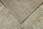 10x14 Gray and Beige Turkish Oushak Rug