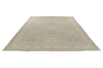 10x14 Gray and Beige Turkish Oushak Rug