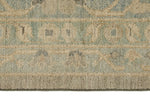 10x14 Blue and Light Blue Turkish Oushak Rug