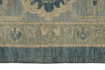 10x14 Blue and Light Blue Turkish Oushak Rug