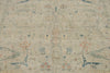 8x10 Ivory and Multicolor Turkish Oushak Rug