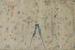 8x10 Ivory and Multicolor Turkish Oushak Rug