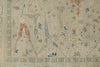 8x10 Ivory and Multicolor Turkish Oushak Rug