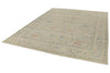 8x10 Ivory and Multicolor Turkish Oushak Rug