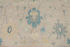 9x12 Light Purple and Ivory Turkish Oushak Rug