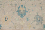 9x12 Light Purple and Ivory Turkish Oushak Rug