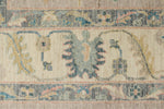 9x12 Light Purple and Ivory Turkish Oushak Rug