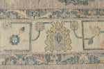 9x12 Light Purple and Ivory Turkish Oushak Rug