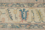 9x12 Light Purple and Ivory Turkish Oushak Rug