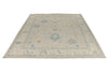 9x12 Light Purple and Ivory Turkish Oushak Rug