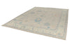 9x12 Light Purple and Ivory Turkish Oushak Rug