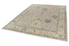 9x12 Light Purple and Ivory Turkish Oushak Rug