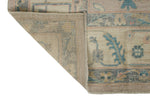 9x12 Light Purple and Ivory Turkish Oushak Rug