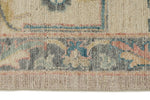 9x12 Light Purple and Ivory Turkish Oushak Rug