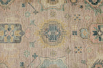 9x12 Pınk and Light Camel Turkish Oushak Rug