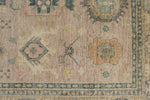 9x12 Pınk and Light Camel Turkish Oushak Rug
