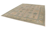 9x12 Pınk and Light Camel Turkish Oushak Rug