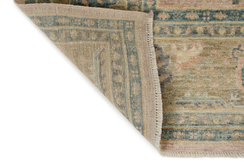 9x12 Pınk and Light Camel Turkish Oushak Rug