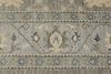9x12 Light Gray and Light Blue Turkish Oushak Rug