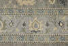 9x12 Light Gray and Light Blue Turkish Oushak Rug